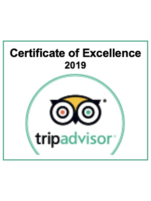 TripAdvisor Certificate of Excellence 2019