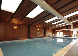 Heated indoor swimming pool